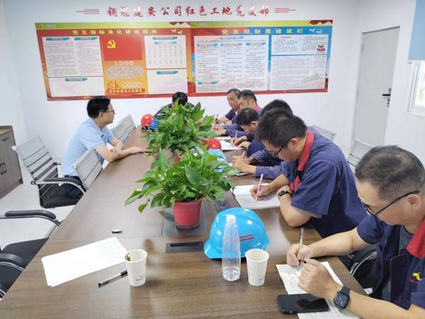 公司開(kāi)展第三季度安全、環(huán)保、消防綜合檢查 