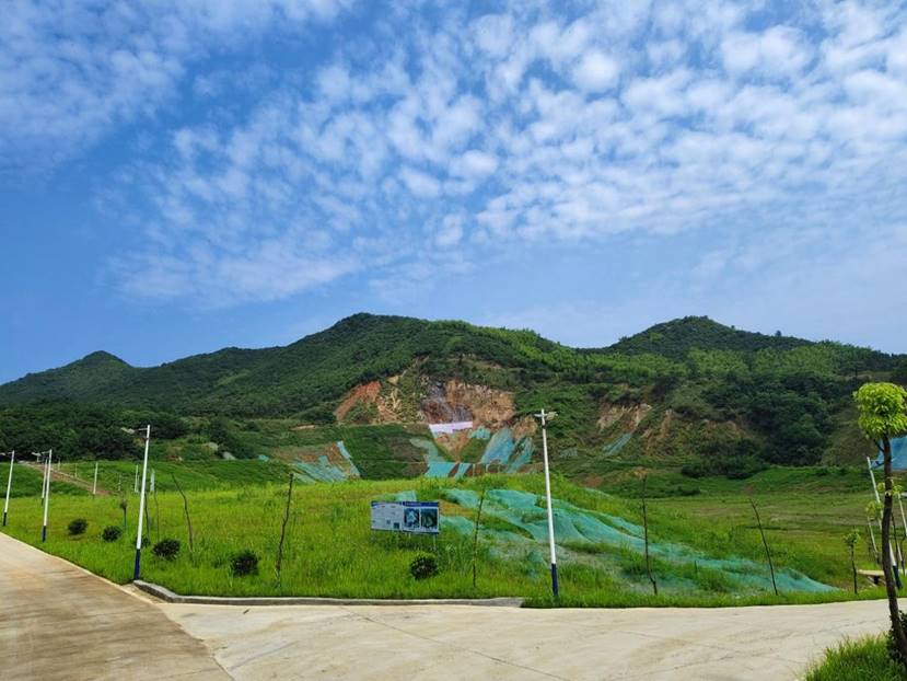 銅山、前山露天采坑復(fù)墾項目完成
